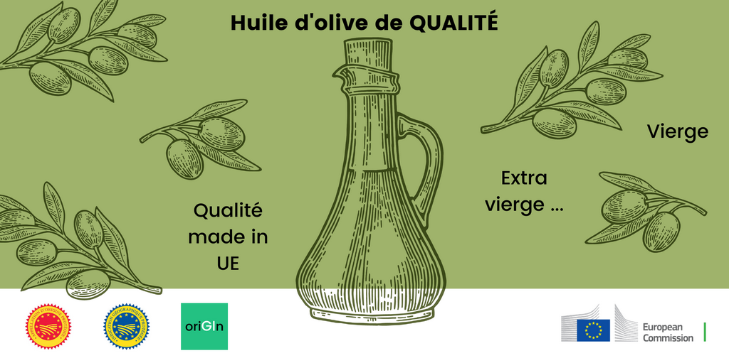 Huiles d'olive de qualité en Union Européenne